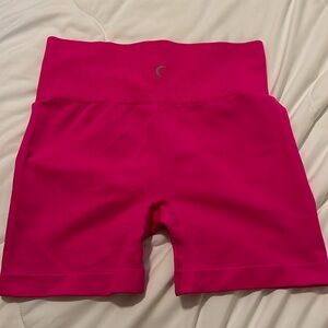 Zyia activitve wear bike shorts hot pink size large
